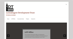 Desktop Screenshot of lesmahagowdevtrust.com