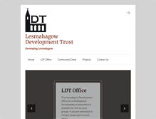 Tablet Screenshot of lesmahagowdevtrust.com